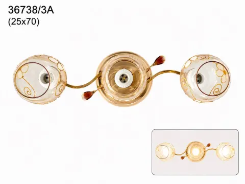 Люстра 36738/3A — золота хвиля